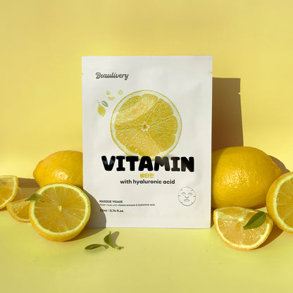 Vitamin with Hyaluronic Acid Sheet Mask Pack