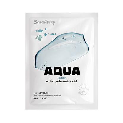 Aqua with Hyaluronic Acid Sheet Mask Pack